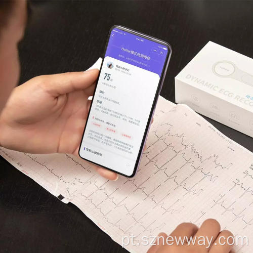 Gravador de ECG dinâmico elétrico inteligente Hipee